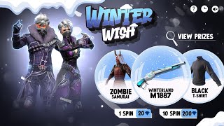 Winter Wish Event 😮  Purple Shede Bundle Return  All Criminal Bundle Return  Free Fire New Event [upl. by Kreiner30]