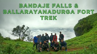 Bandaje Falls amp Ballarayanadurga Fort Trek Experience  Trekking In Karnataka  Offbeat Treks [upl. by Gardie953]