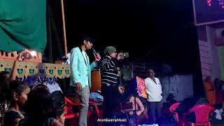 Huttidare kannada nadalli huttabeku Song On stage😱🎤 💛❤️ Navaratri dandiya Night [upl. by Valaree]