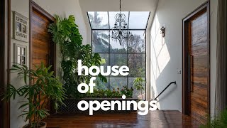 Varun amp Pujas Abode  House Of Openings  A dream house with sustainable living [upl. by Eiuqram]