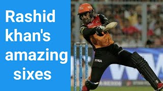 Rashid khan amazing sixes  rashid khan amazing batting  ipl league [upl. by Hamel446]