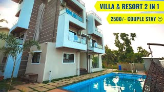 Resort In Alibaug ⛵  3 BHK Villa In Alibaug 😍  2 IN 1  Dream Paradise [upl. by Nalo577]