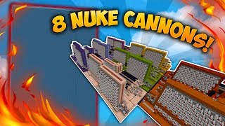 8 NUKER CANNON RAIDING  Minecraft Factions FINALE District 30 [upl. by Gerlac268]