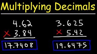 Multiplying Decimals  Basic Introduction [upl. by Storm136]