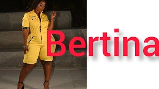 BERTINA ADAMSAmerican plussize curvy modelampbrand ambassadorasmr fashiontrendsamp lifestyle😍💯💋 [upl. by Patty]