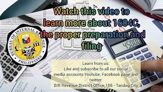 Annual Information Return of Income Taxes Withheld on Compensation 1604C Preparation [upl. by Marchelle]