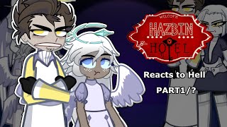 Hazbin Hotel Heaven Reacts to Hell part1 Angst [upl. by Nylqcaj]