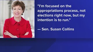 Sen Susan Collins says she plans to seek reelection in 2026 [upl. by Balliett]