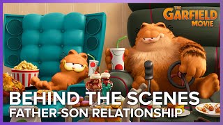 FatherSon Relationship  The Garfield Movie Behind The Scenes [upl. by Alex]