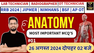 Anatomy amp Physiology  RRB 2024  Lab Technician  Radiographer  OT technician By Vishal sir [upl. by Lilia]