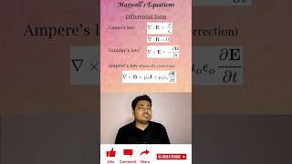 Maxwells equations Differential form electromagnetictheory physics [upl. by Ahsemal]