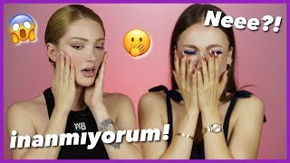 DANLA BİLİÇ İLE MAKYAJ ÇANTALARIMIZI DEĞİŞTİRDİK 💄 [upl. by Welles627]