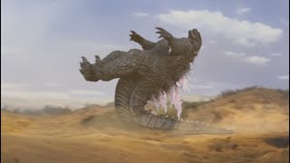 Godzilla Evolved Tail Slide Dropkick  VFX Breakdown godzillaxkongthenewempire [upl. by Sahpec]