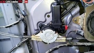 🚐VIDRIOS de AUTO SUBEN LENTO Arreglandolos con 0 PESOS muy facilmente [upl. by Assilram]