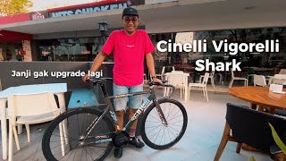 CINELLI VIGORELLI SHARK  FIXED GEAR BIKE REVIEW [upl. by Kuhn]