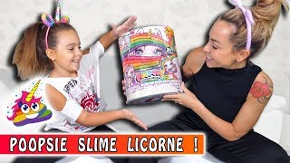 POOPSIE SLIME LICORNE  Faire du slime en jouant à la maman  dune Licorne  🦄 [upl. by Nonnahsal]