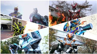 Reiwa Kamen Riders Upgrade Forms ZeroOne Shining Hopper  Fire Gotchard [upl. by Aia]