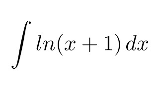 Integral of lnx1 substitution  by parts [upl. by Hunter]