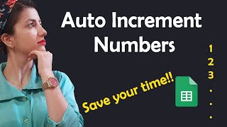 A StepbyStep Guide to Auto Incrementing Numbers in Google Sheets [upl. by Doane257]