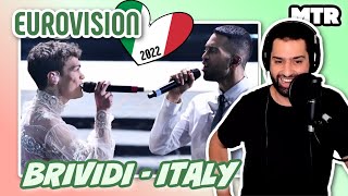 Italy Eurovision 2022 Reactionalysis reaction  Music Teacher analyses the Italian Entry Brividi [upl. by Flin]