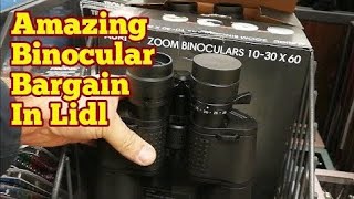 Amazing Binocular Bargain In Lidl Auriol Zoom Binoculars 10X3060 [upl. by Mcgean679]