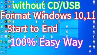 How to Format and Reinstall Windows 1011 Start to End Full Tutorial [upl. by Latsyk483]