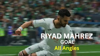 Riyad Mahrezs INSANE Near Post Goal in Fc 25 All Angles [upl. by Anitsahs322]