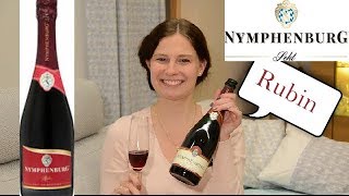 NYMPHENBURG RUBIN Sekt  Sektprobe  Roter Sekt nymphenburg rotersekt bayerischersekt sektprobe [upl. by Ardaed742]