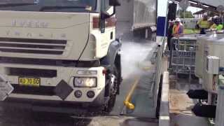 Fully Automated Heavy Duty Deluge Truck Wash System [upl. by Aicatsal833]