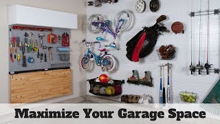 Garage Makeover  Space Saving Ideas [upl. by Polik]