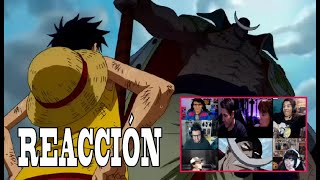 Luffy reta a Shirohige Reacción  One Piece Episodio 466 Reaction Mashup [upl. by Champaigne]