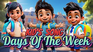 Days of the Week Song🌞🎶  Fun Song for Kids  Nursery Rhymes amp Kids Songs  ColorRush [upl. by Cacka495]