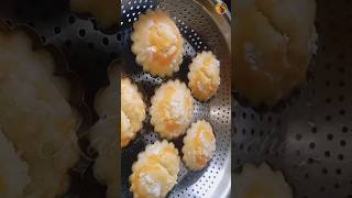 soft steamed palm  tal cake youtubeshorts  palm cake kangon kitchen💕💕💕 [upl. by Pruter]