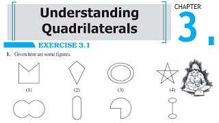 Chapter 3 Understanding Quadrilateral  Full Exercise 31 amp Basic  Class 8 Maths RBSE CBSE NCERT [upl. by Wichman389]