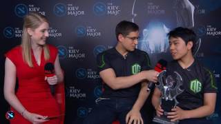 Fly and Ana  Interview with the winners Kiev Major 2017 [upl. by Ilan]