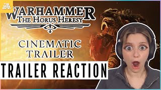 Warhammer The Horus Heresy Cinematic Trailer REACTION [upl. by Leibarg]