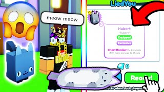 ADMIN Gave Me HUBERT CAT in Pet Simulator X Roblox [upl. by Bitthia]