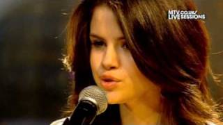 HD Selena Gomez amp the Scene  Naturally MTV Session Live Session Video HD [upl. by Enohpesrep]