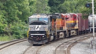 South Jersey Trains WPCA51 and 65W with Kansas City Southern power [upl. by Care552]