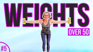 Lose Weight with WEIGHTS Perfect for Women over 50 [upl. by Irmo]