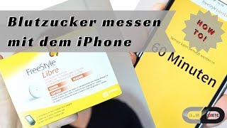 HOW TO Blutzucker messen mit dem iPhone  Schritt für Schritt [upl. by Ylellan]