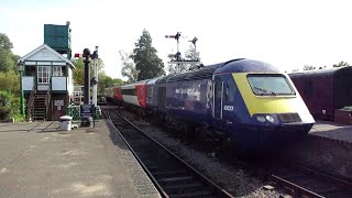 43023 at Castle Hedingham [upl. by Dracir]