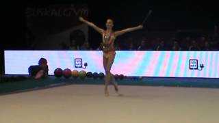 Yana Kudryavtseva Clubs Euskalgym 2014 [upl. by Ambrosine637]