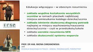 Edukacja włączająca w Polsce – geneza teraźniejszość perspektywy [upl. by Serena]