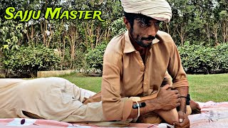 Asmr  tired legs back Thai massage by sajju master after a long time massage asmrsleep [upl. by Teador]