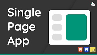 Build a Single Page Application with JavaScript No Frameworks [upl. by Bergquist]