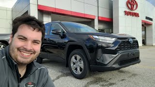 2024 Toyota RAV4 Hybrid XLE in Magnetic Black Metallic [upl. by Blake]