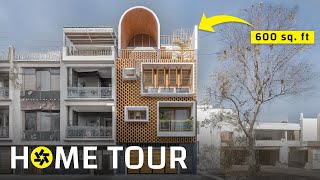 This 20 X 30 Compact Home in Bengaluru Flaunts a Vault Roof House Tour [upl. by Nyliram996]