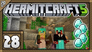 🐚 Hermitcraft 5  Lets Play Minecraft Survival  The Minecraft ABBA Caving Match wFalse 28 [upl. by Eninaj]