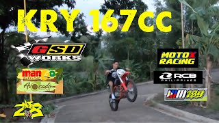 KRY 167cc MODIFIED TRAIL SET UP by GSD WORKS [upl. by Fontes]